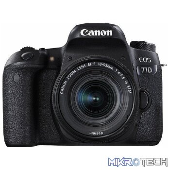 CANON EOS CAMERA PRO  77D 18-55 IS STM